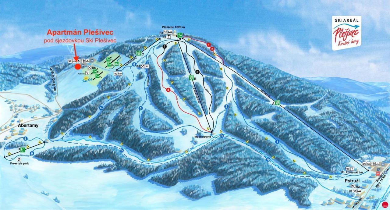 Apartman Ski Plesivec Abertamy Exteriör bild